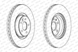 Ferodo Brake Disc DDF1680 HSB Trading