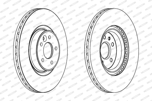 Ferodo Brake Disc DDF1680 HSB Trading