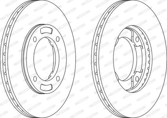 Ferodo Brake Disc DDF2628 HSB Trading