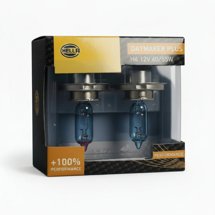 HELLA H4 DAYMAKER +100 SET Light Bulb - HELLA automotive light bulb