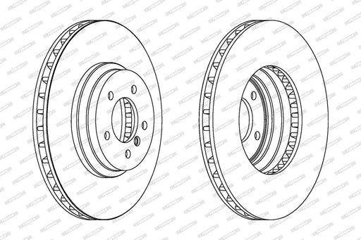 Ferodo Brake Disc DDF1634X HSB Trading