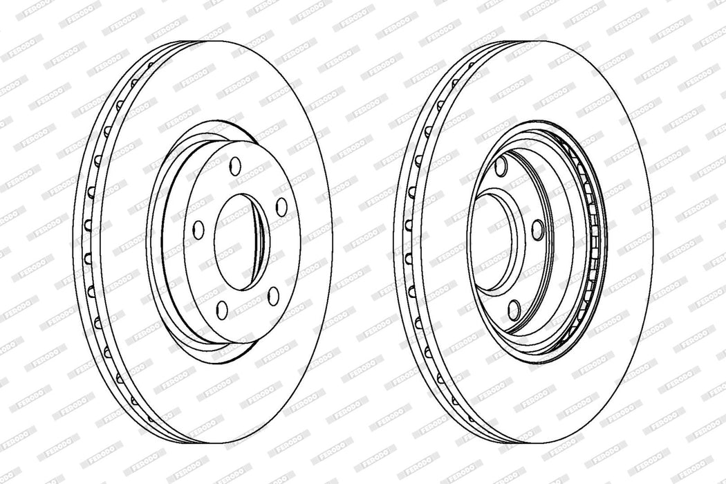 Ferodo Brake Disc DDF1312 HSB Trading