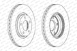 Ferodo Brake Disc DDF1312 HSB Trading