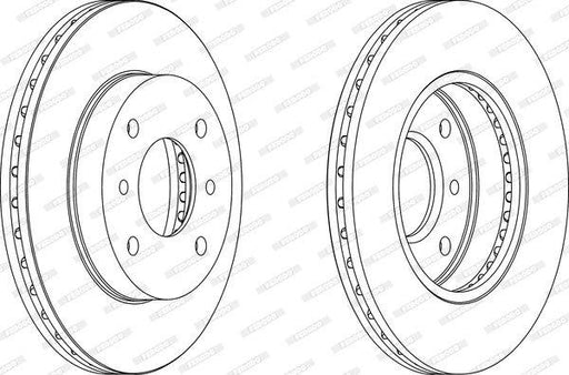 Ferodo Brake Disc DDF1347 HSB Trading