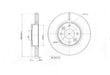 Motopart Brake Disc MVD4741 Motopart