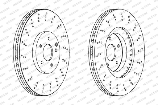 Ferodo Brake Disc DDF1650 HSB Trading