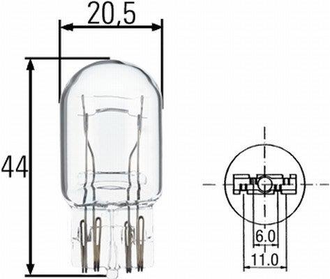 HELLA 12V 21/5W W3X16Q W21/5W Light Bulb - HELLA automotive light bulb