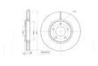 Motopart Brake Disc MVD4795 Motopart