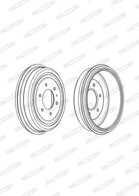 Ferodo Brake Disc FDR329770 HSB Trading