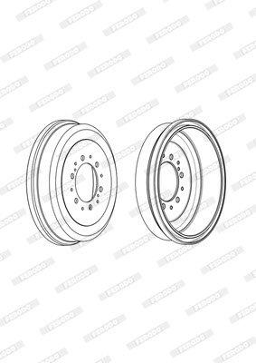 Ferodo Brake Disc FDR329782 HSB Trading