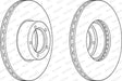 Ferodo Brake Disc DDF2586 HSB Trading