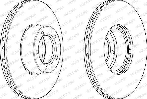 Ferodo Brake Disc DDF2586 HSB Trading