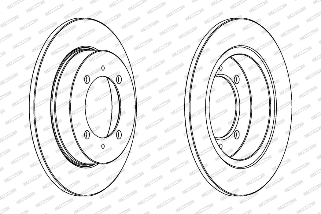 Ferodo Brake Disc DDF886 HSB Trading