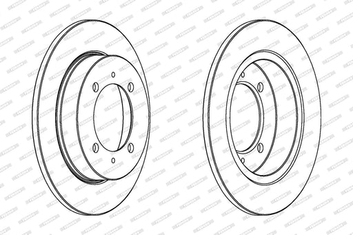 Ferodo Brake Disc DDF886 HSB Trading