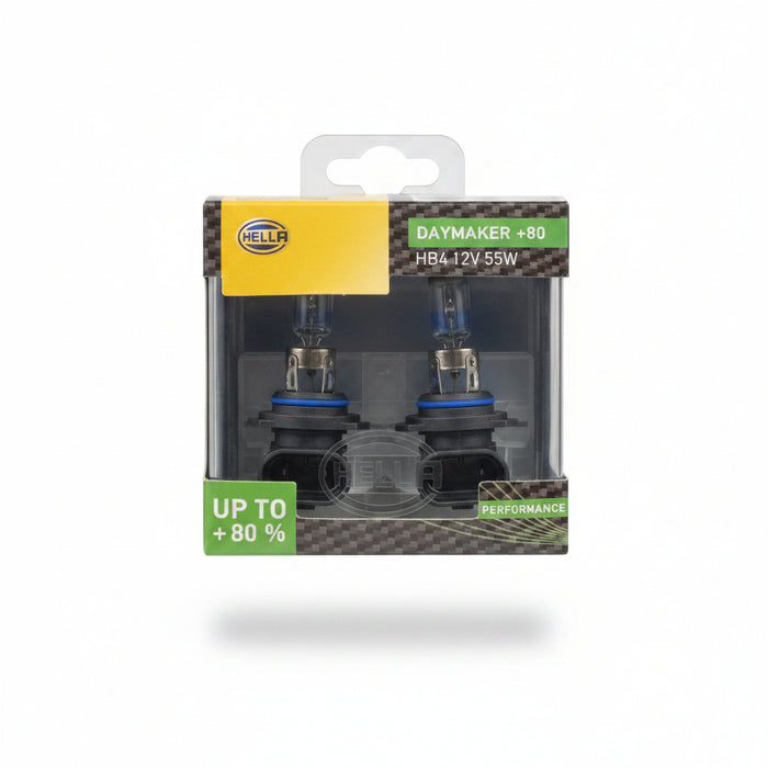 HELLA HB4 9006 DAYMAKER+80 SET Light Bulb - HELLA automotive light bulb