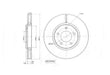 Motopart Brake Disc MVD4944 Motopart