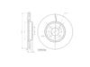 Motopart Brake Disc MVD4566 Motopart