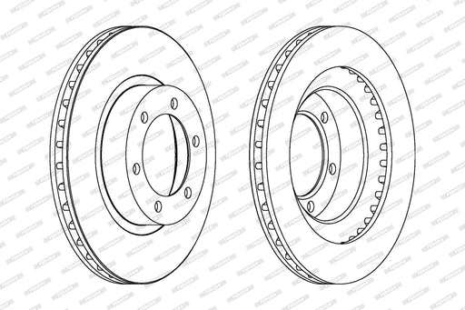 Ferodo Brake Disc DDF1594 HSB Trading