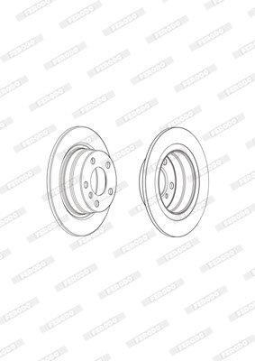Ferodo Brake Disc DDF2197 HSB Trading