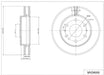 Motopart Brake Disc MVD6000 Motopart