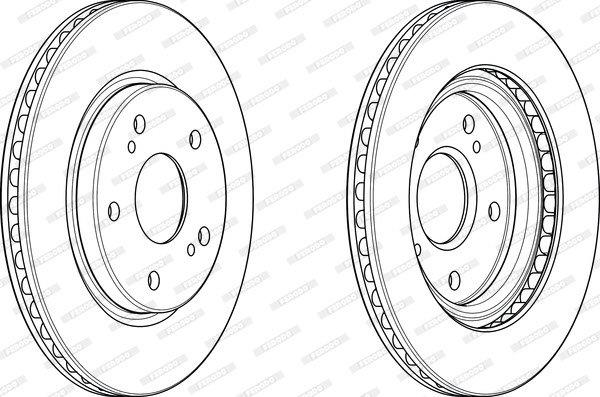 Ferodo Brake Disc DDF2377 HSB Trading
