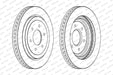 Ferodo Brake Disc DDF1611 HSB Trading