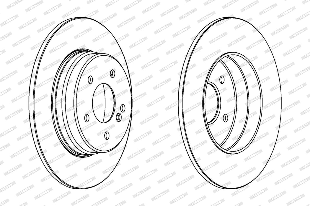Ferodo Brake Disc DDF963 HSB Trading