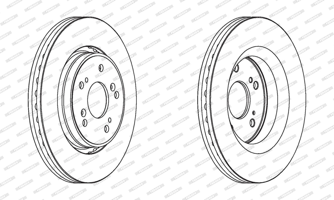 Ferodo Brake Disc DDF1820 HSB Trading