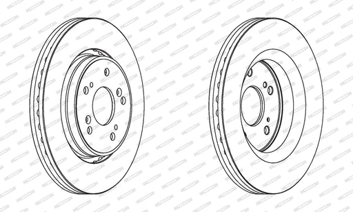 Ferodo Brake Disc DDF1820 HSB Trading