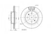 Motopart Brake Disc MVD4871 Motopart