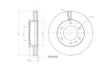 Motopart Brake Disc MVD5098 Motopart