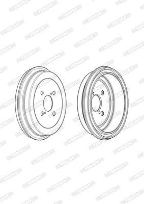 Ferodo Brake Disc FDR329779 HSB Trading