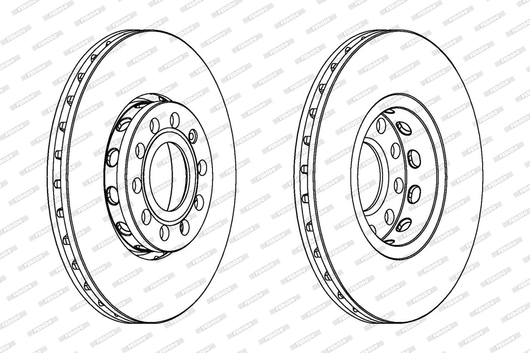 Ferodo Brake Disc DDF320 HSB Trading