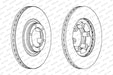 Ferodo Brake Disc DDF460 HSB Trading