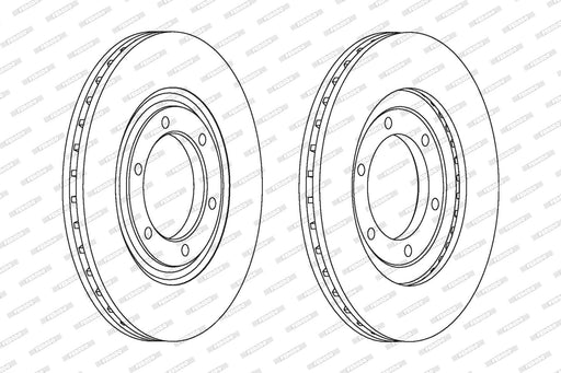 Ferodo Brake Disc DDF602 HSB Trading