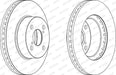 Ferodo Brake Disc DDF1343 HSB Trading