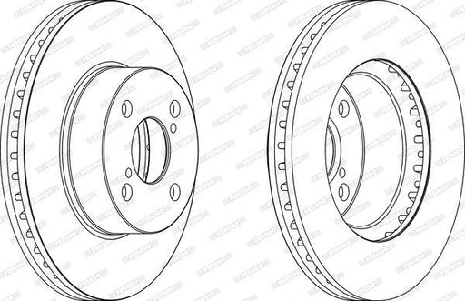 Ferodo Brake Disc DDF1343 HSB Trading