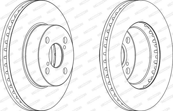 Ferodo Brake Disc DDF1343 HSB Trading