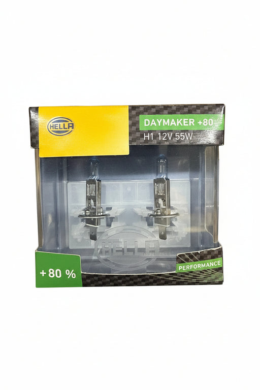 H1 12V 55W HELLA DAYMAKER +80 SET Light Bulb - HELLA automotive light bulb