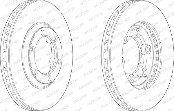 Ferodo Brake Disc DDF2571 HSB Trading