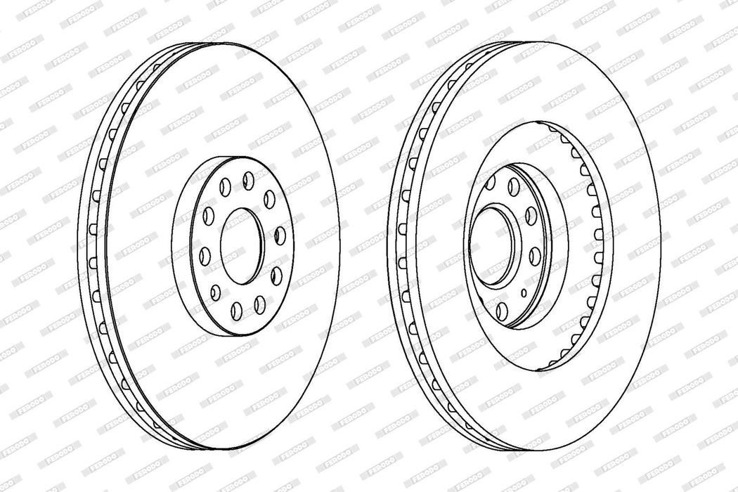 Ferodo Brake Disc DDF1504 HSB Trading