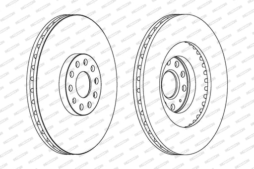 Ferodo Brake Disc DDF1504 HSB Trading