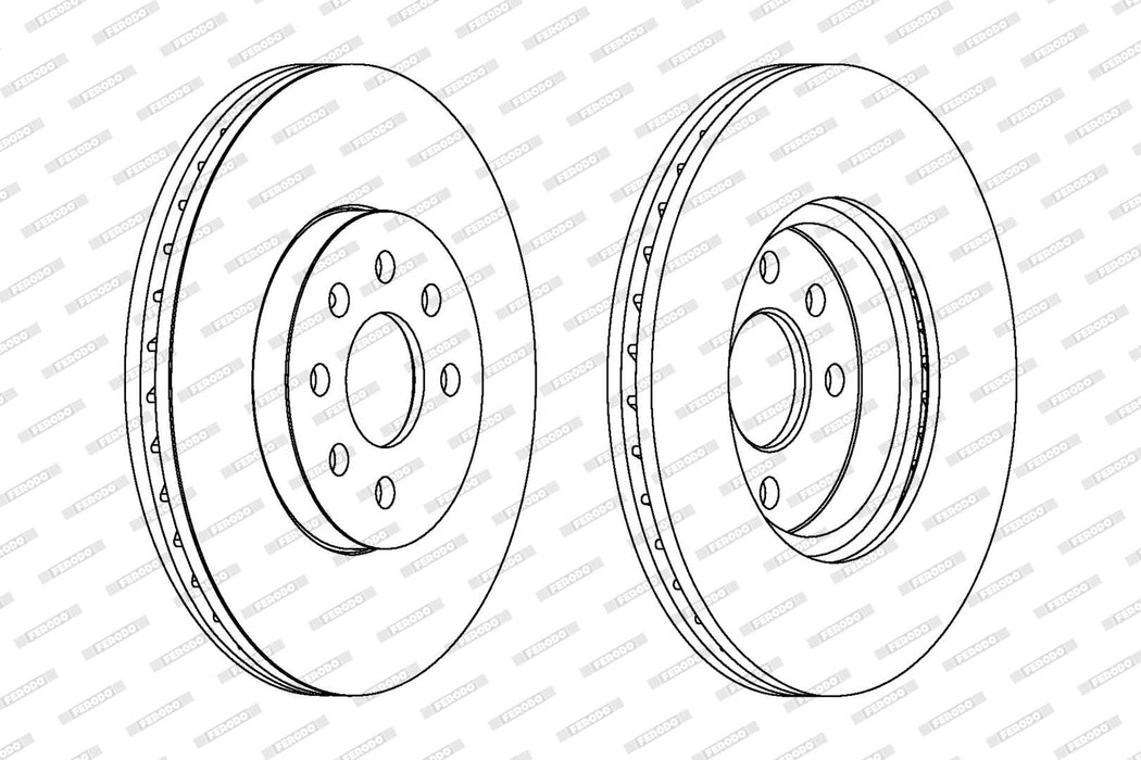 Ferodo Brake Disc DDF1236 HSB Trading