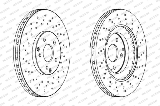 Ferodo Brake Disc DDF1582 HSB Trading