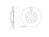 Motopart Brake Disc MVD4659 Motopart