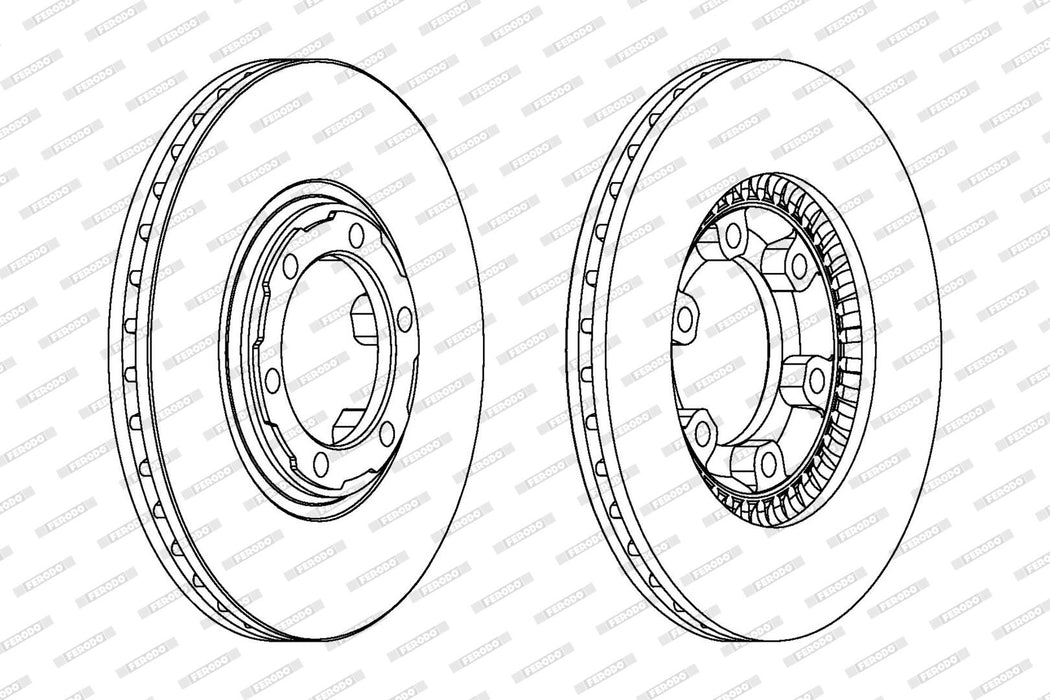 Ferodo Brake Disc DDF459 HSB Trading