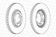 Ferodo Brake Disc DDF459 HSB Trading