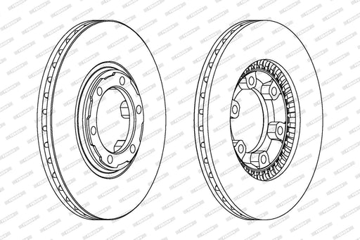 Ferodo Brake Disc DDF459 HSB Trading