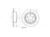 Motopart Brake Disc MVD4690 Motopart