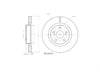 Motopart Brake Disc MVD4649 Motopart
